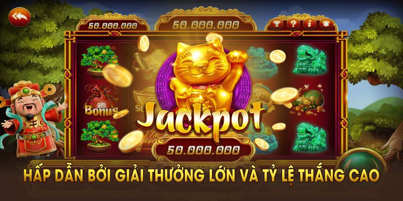 Nổ hũ Jackpot tại BK8 hấp dẫn người chơi bởi giải thưởng lớn và tỷ lệ thắng cao